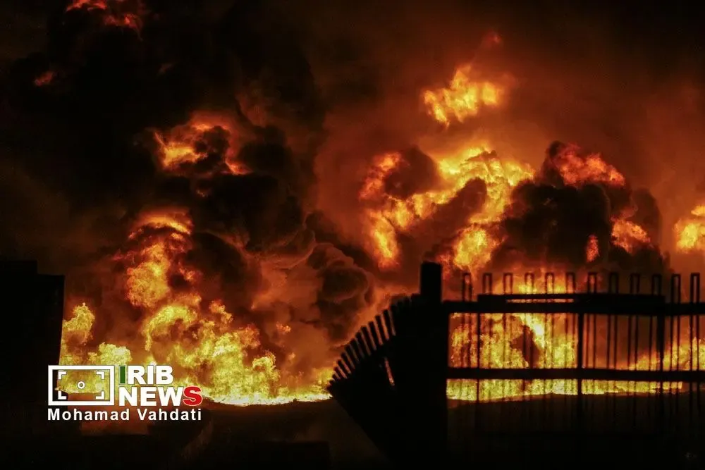 انفجار انبارهای نفت