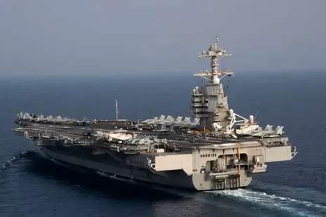 سومین ناو هواپیمابر آمریکا به خاورمیانه وارد شد