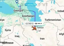 فرود یک هواپیمای ترابری روسی در فرودگاه تهران