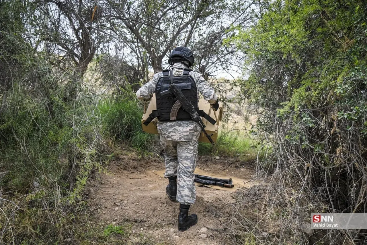 تکاوران ارتش در سواحل جنوب