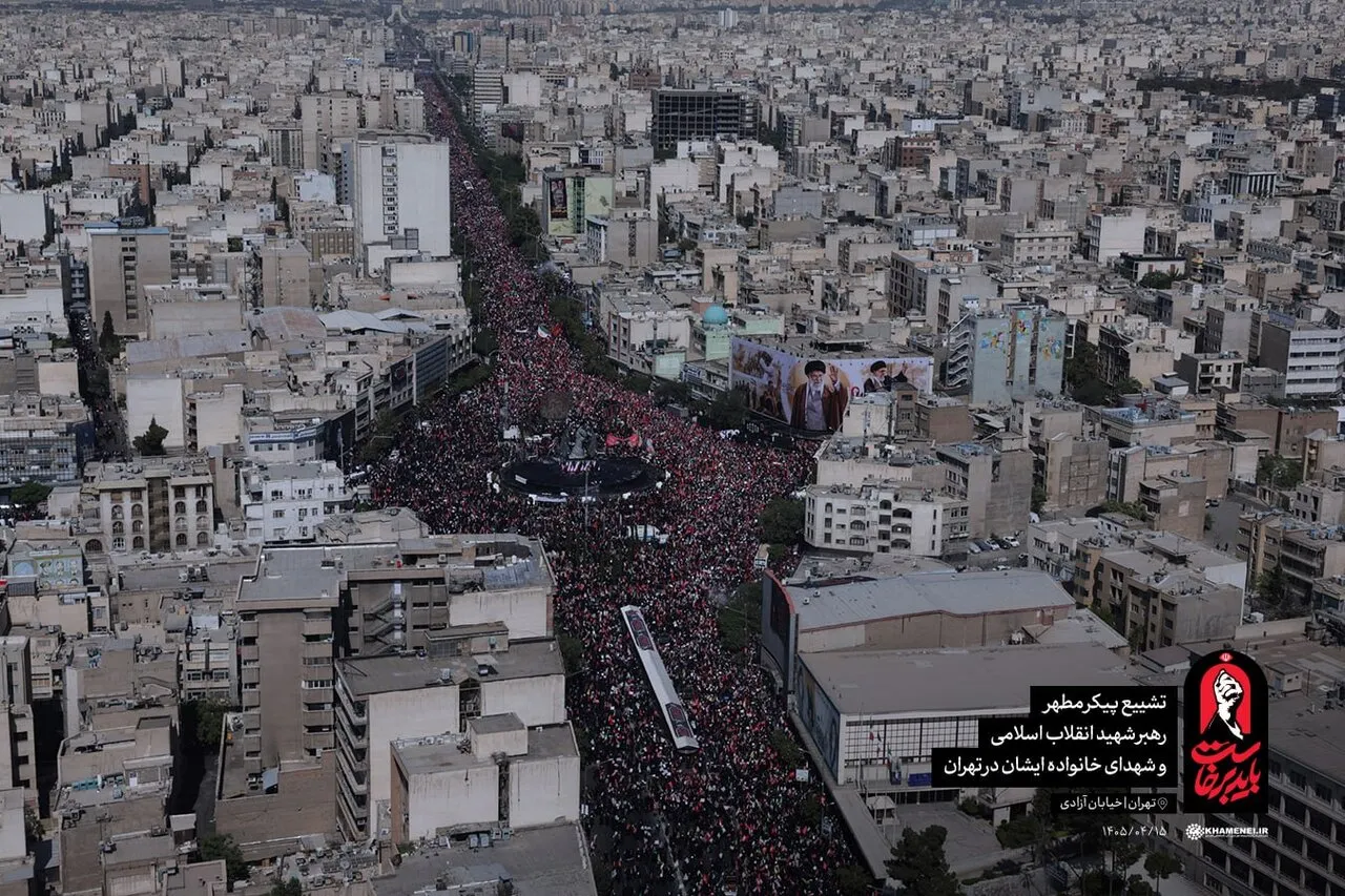 مراسم تشییع رهبر انقلاب