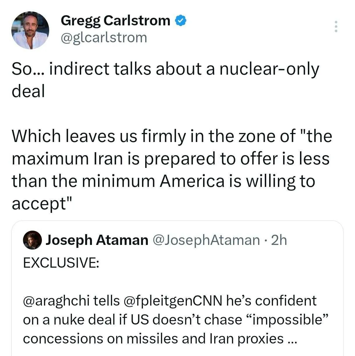 اکونومیست: سقف امتیازات ایران، کف خواسته‌های آمریکا هم نیست