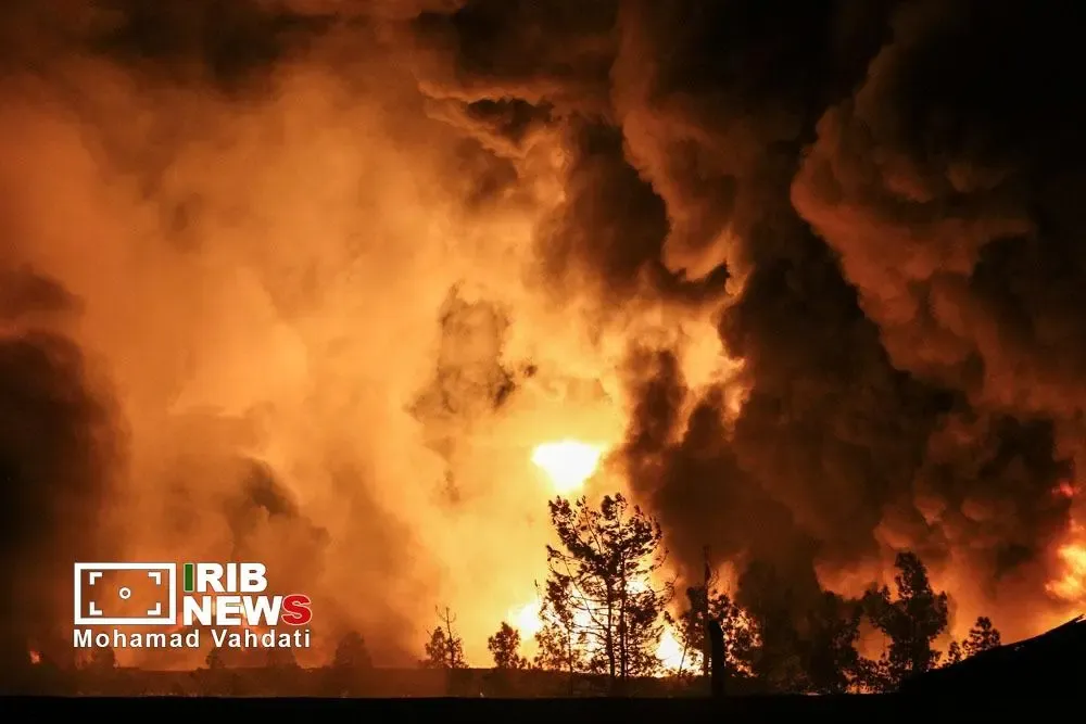 انفجار انبارهای نفت