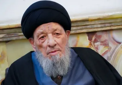 فیلم کامل اقامه نماز بر پیکر رهبر شهید توسط آیت‌الله سیدمحمدتقی حکیم در نجف