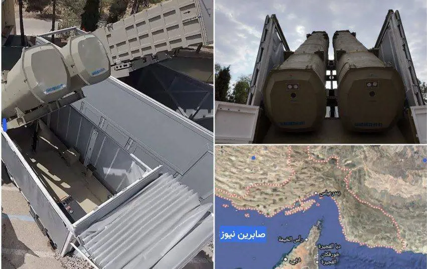 استقرار موشک‌های ایران در سواحل خلیج فارس