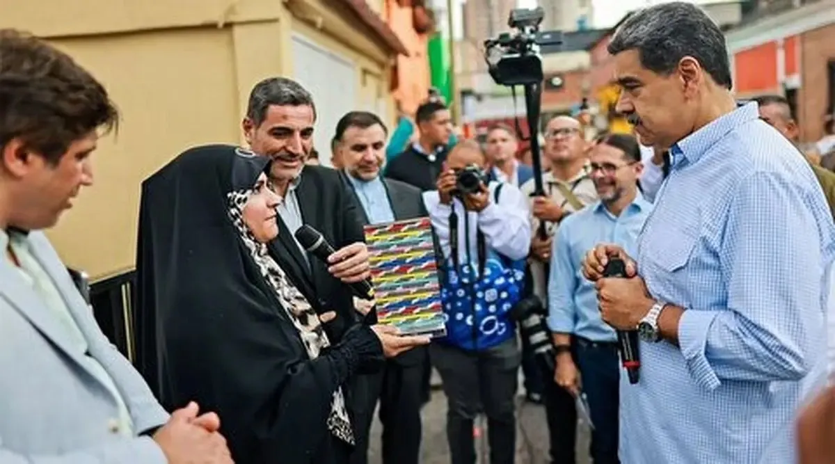 رئیس‌جمهور ونزوئلا در برابر سحر امامی تعظیم کرد