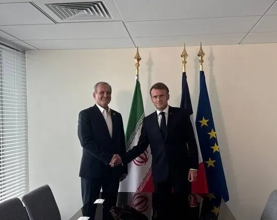 عکس | پزشکیان و مکرون دیدار کردند