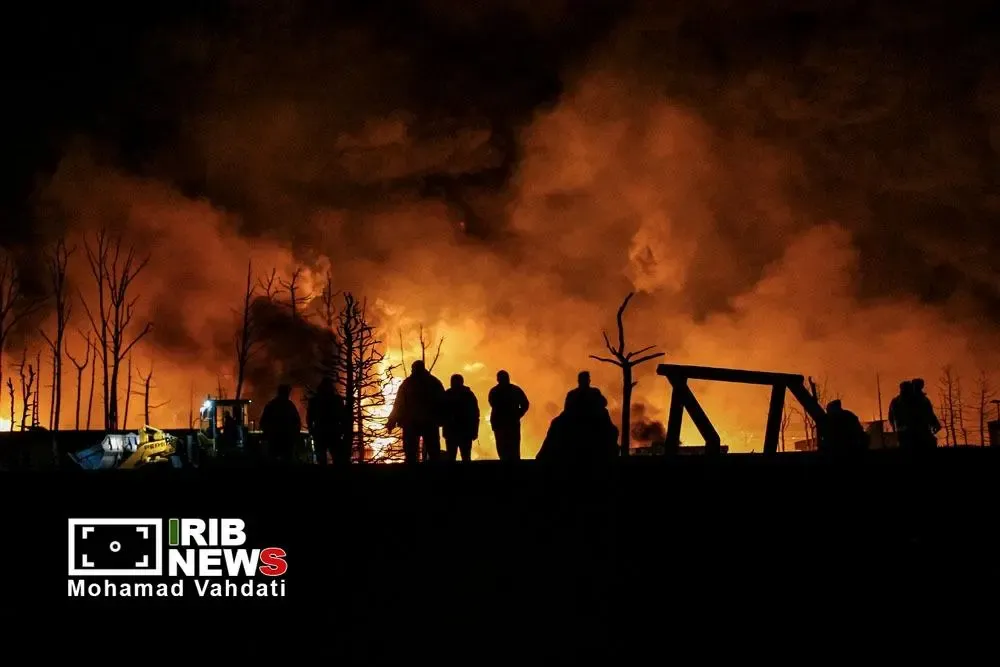 انفجار انبارهای نفت
