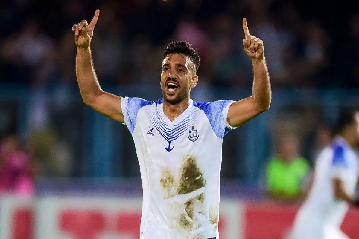 عکس | شادی گل عاشقانه ابوذر صفرزاده بازیکن ملوان وایرال شد