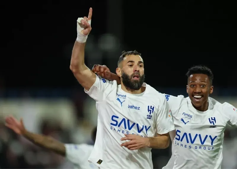 آتش بازی بنزما؛ هت‌تریک در اولین بازی برای الهلال!