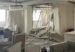 (ویدئو) خانه مارال فرجاد بر اثر حمله دشمن تخریب شد