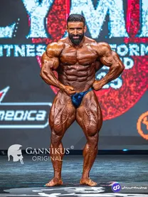 تصاویر | سومین نایب‌قهرمانی پیاییِ چوپان در مسترالمپیا؛ فیگورهای هادی چوپان را ببینید