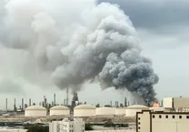 (ویدئو) تصاویر پس از حمله به یک منطقه در پردیسِ تهران