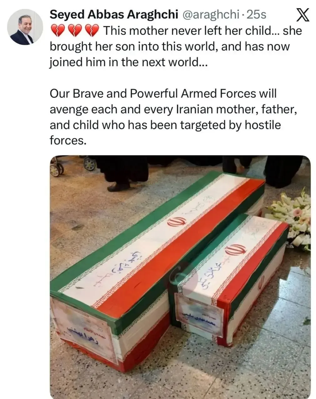 عباس عراقچی در حال سخنرانی