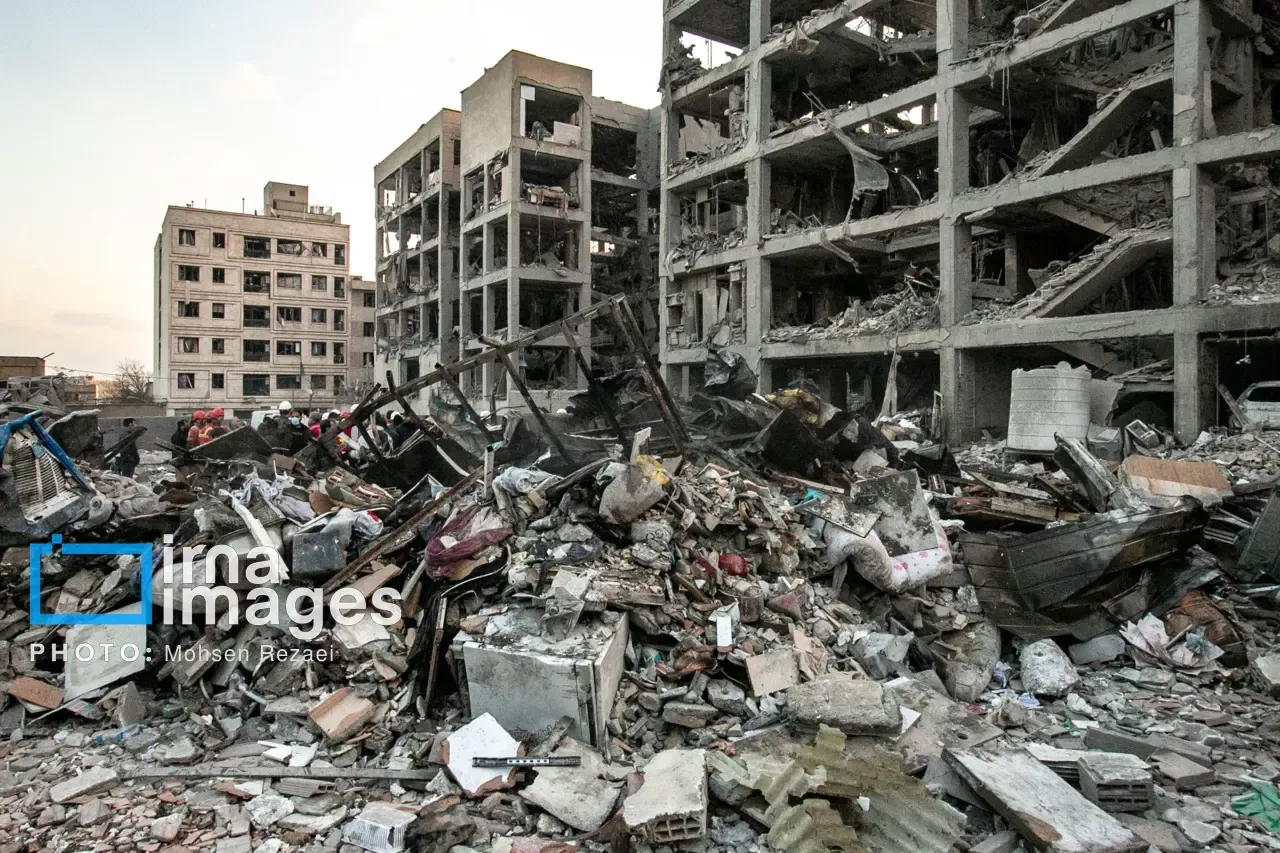 حمله موشکی به منطقه مسکونی در تهران