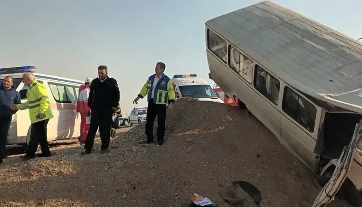 جزئیات حادثه مینی‌بوس دانش‌آموزان در گرمسار منتشر شد