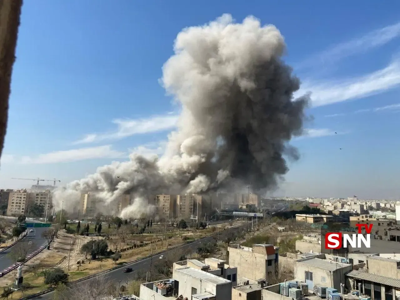 انفجار در شهرک بروجردی تهران