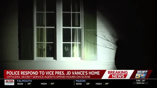 (ویدئو) حمله به خانه جی دی ونس، معاون رئیس‌جمهور آمریکا