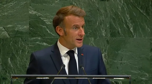 سخنان تنند ماکرون علیه ایران در سازمان ملل