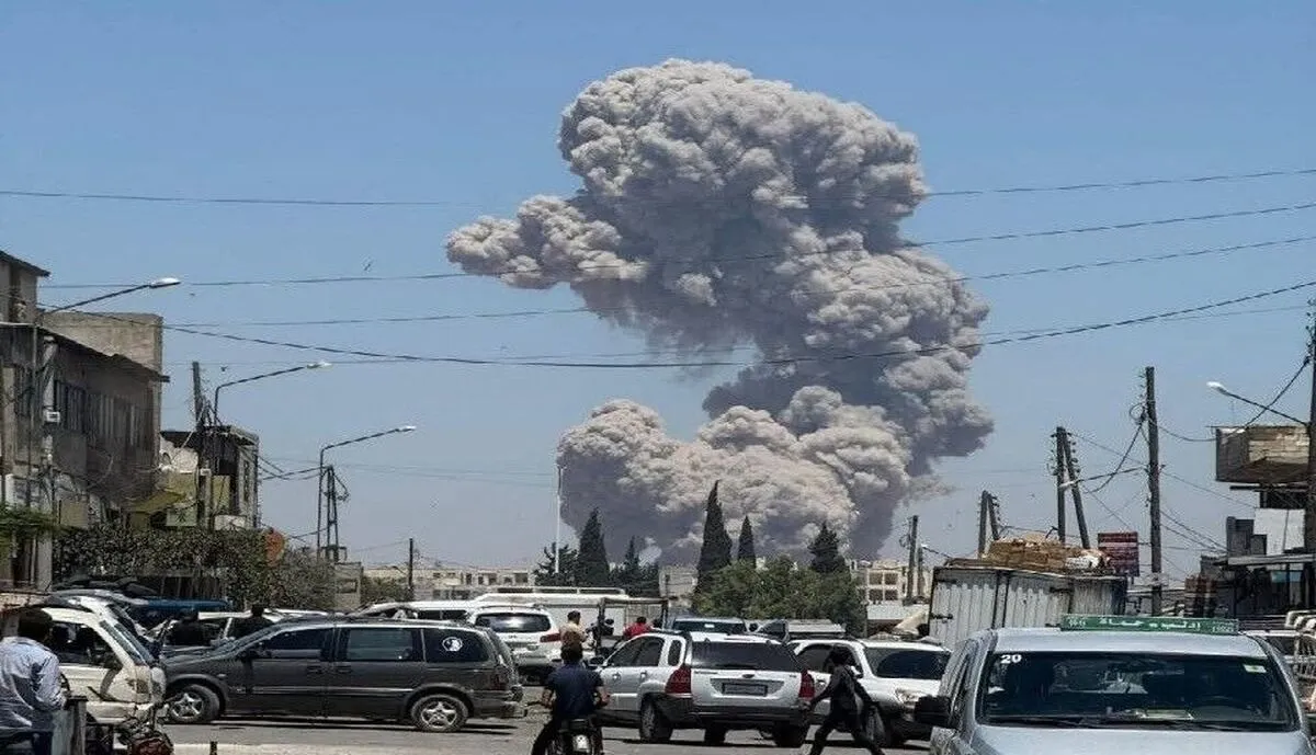 تصاویری از محل انفجار مهیب در سوریه