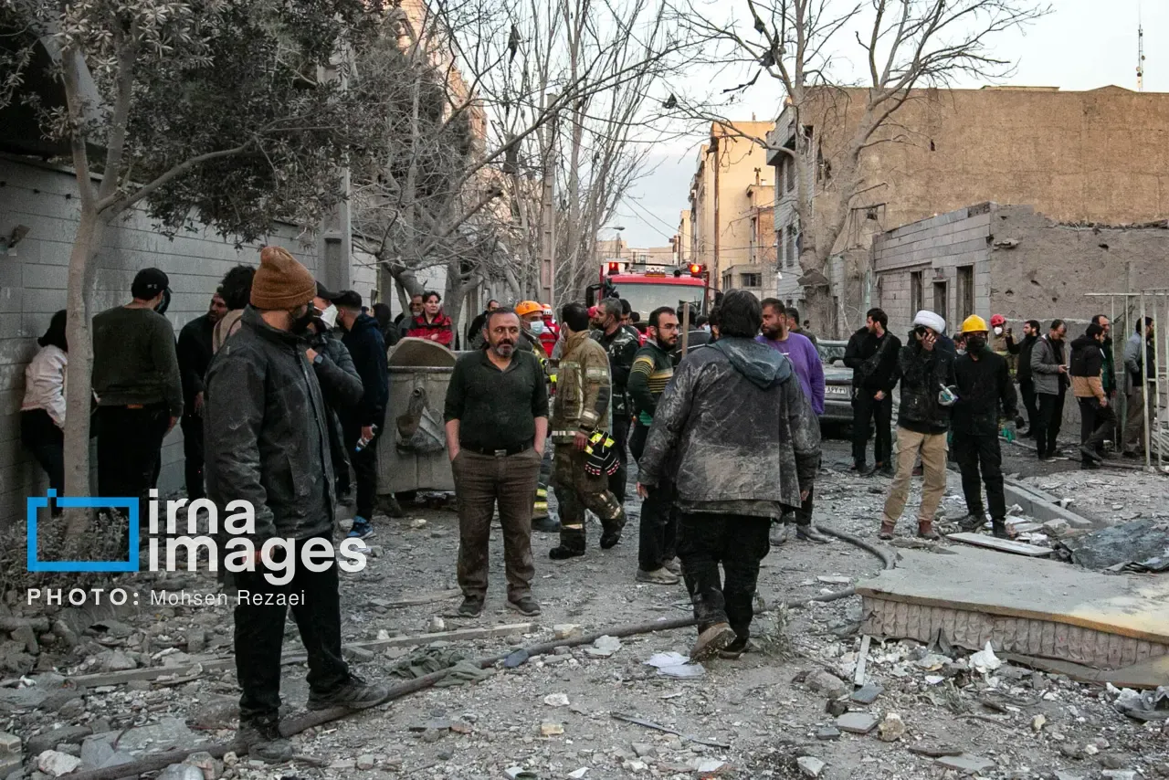 حمله موشکی به منطقه مسکونی در تهران