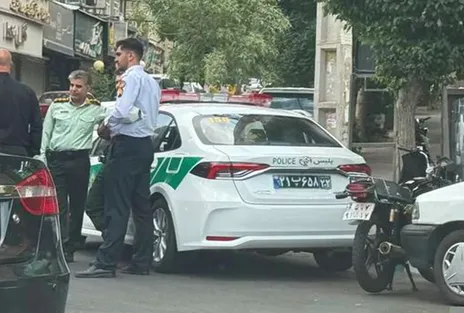 (عکس) پلیس با خودروی جدید به خیابان آمد