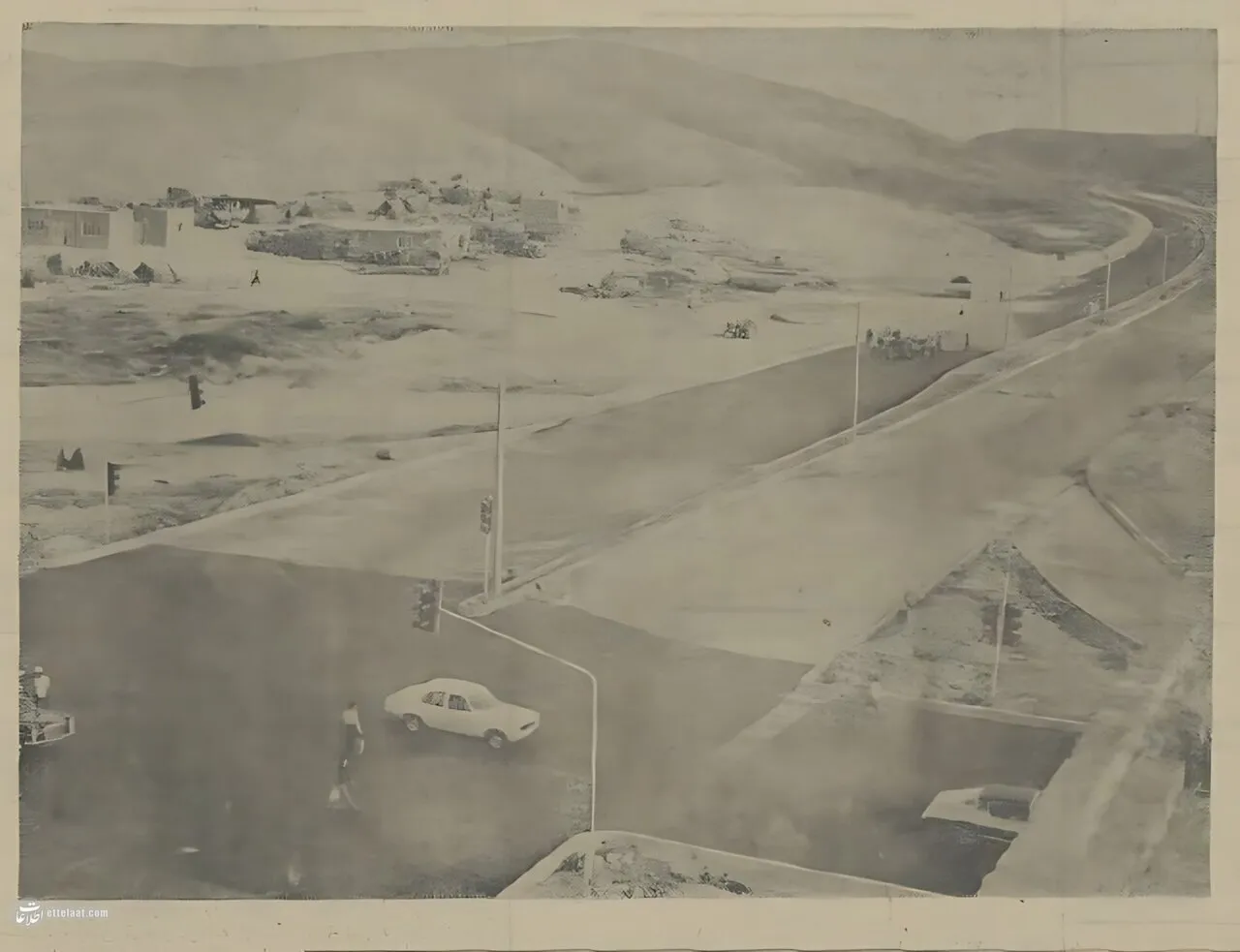 تصویر باورنکردنی از خیابان جردن در تابستان سال ۵۰