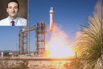 (عکس) سفر متخصص قلب ایرانی به فضا