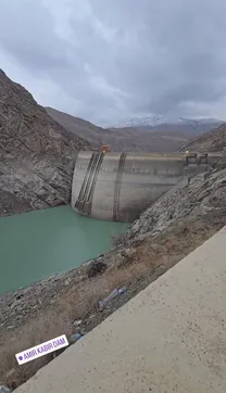 عکس | امروز؛ آخرین وضعیت سد کرج پس از بارش‌های اخیر